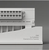 Le Corbusier|La Tourette Abbey|Concrete Architecture Model Living Room Home Decoration Concrete Ornament