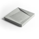 Square cement plate | Concrete Plant Saucer | Decorative coaster | Candle Tray | Jewelry Tray