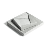 Square cement plate | Concrete Plant Saucer | Decorative coaster | Candle Tray | Jewelry Tray