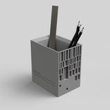 Murcia City Hall /Moneo/ Square Pen Holder/Pen Holder/Concrete Pen Holder/Cement/Simple/Modern/Office Decoration/Pen Holder/Home Decoration