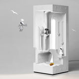 Minimalist concrete desk lamp Nordic cement night light detail view 5 – MyronDesign