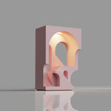 Monument Valley concrete pen holder desert landscape cement desk organizer detail view 5 – MyronDesign