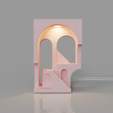 Monument Valley concrete pen holder desert landscape cement desk organizer detail view 2 – MyronDesign