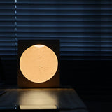 Moon night light / concrete / table lamp / designer / bedroom / bedside / moon lamp