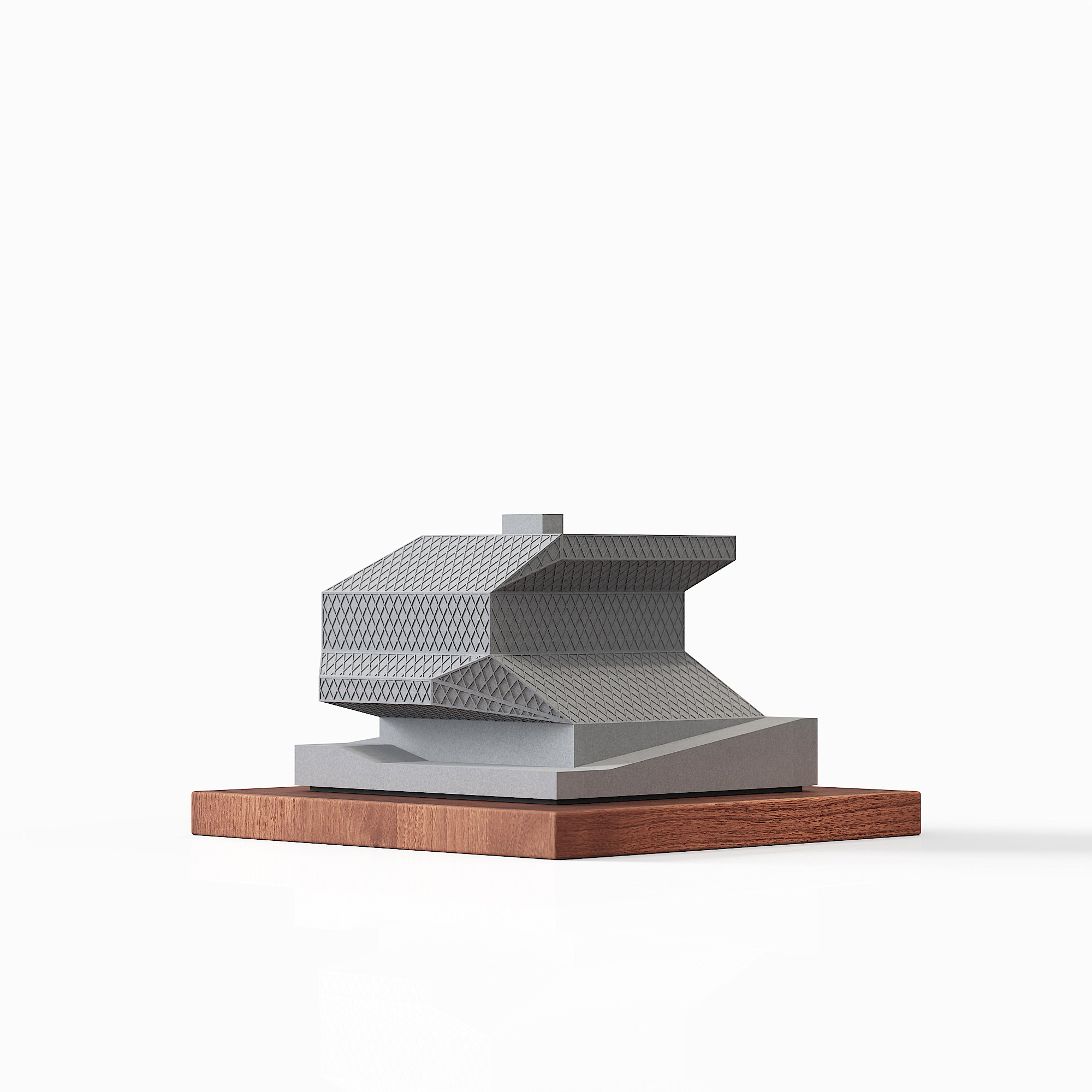 Seattle Central Library - Rem Koolhaas | Architectural Concrete Model