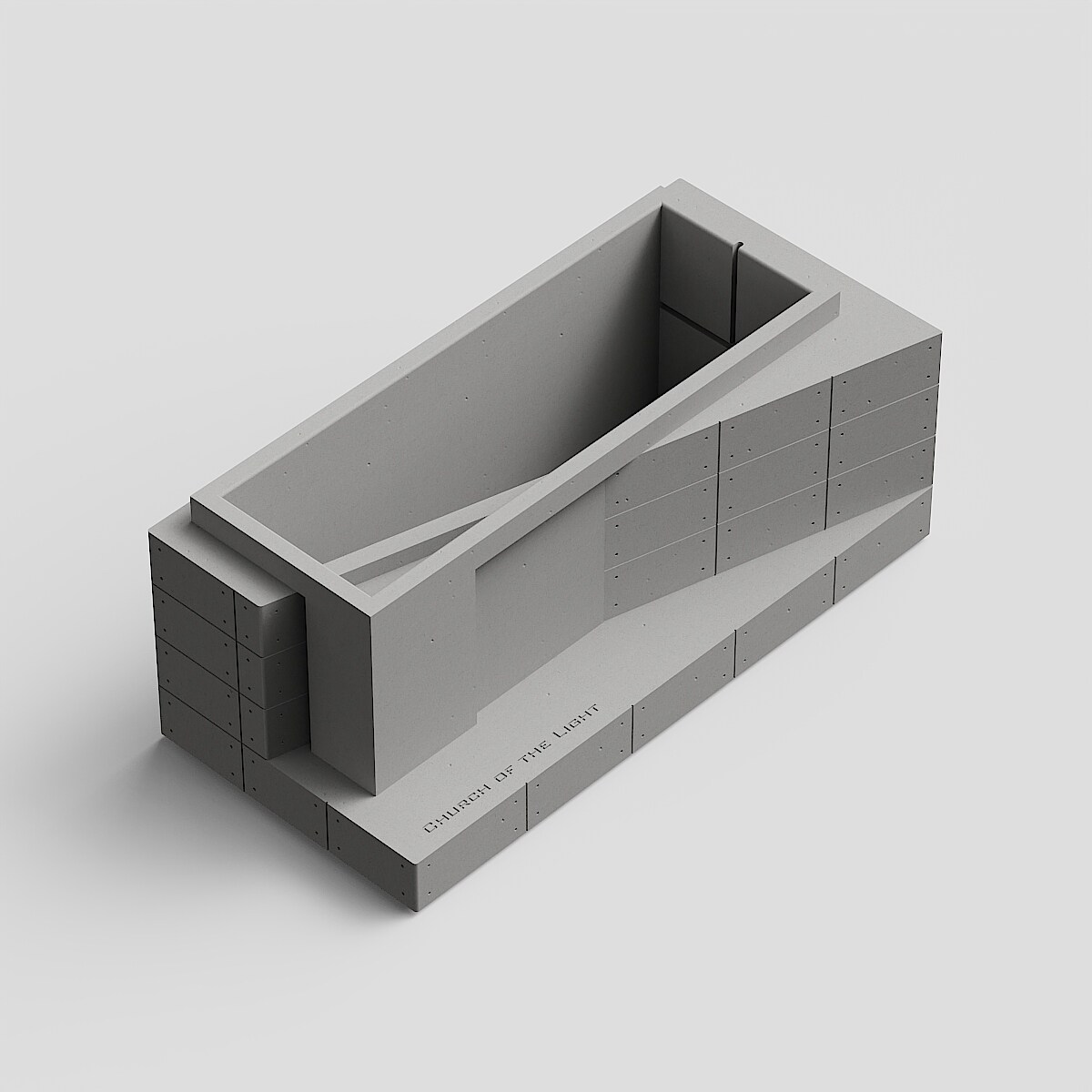 Church of Light - Architectural Concrete Sculpture - Image 2