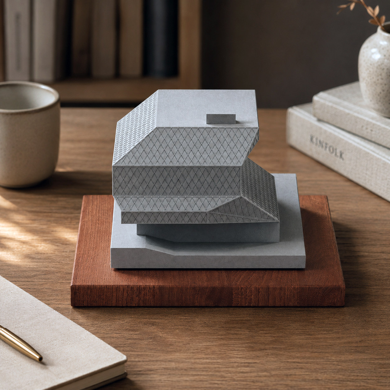 Seattle Central Library - Rem Koolhaas | Architectural Concrete Model - Image 5