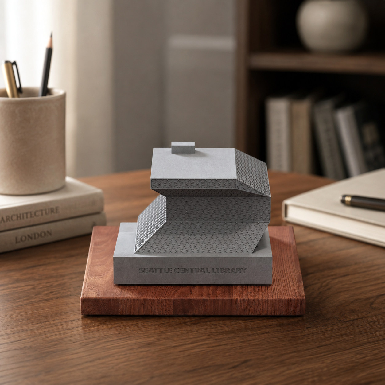 Seattle Central Library - Rem Koolhaas | Architectural Concrete Model - Image 15