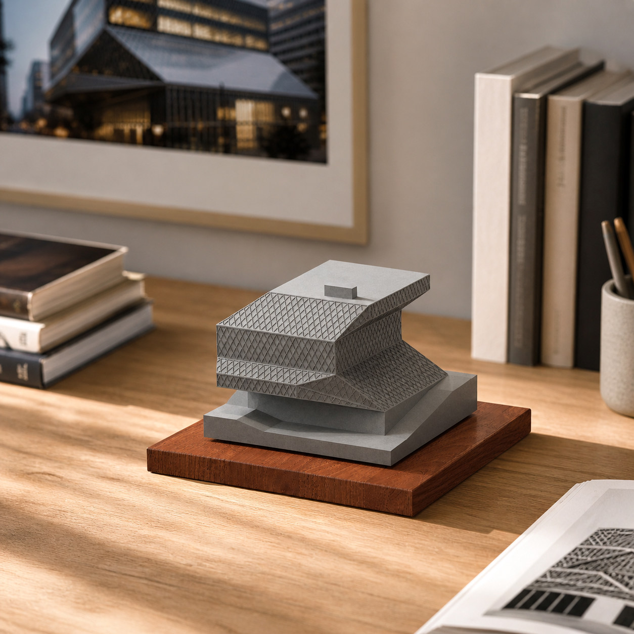 Seattle Central Library - Rem Koolhaas | Architectural Concrete Model - Image 16