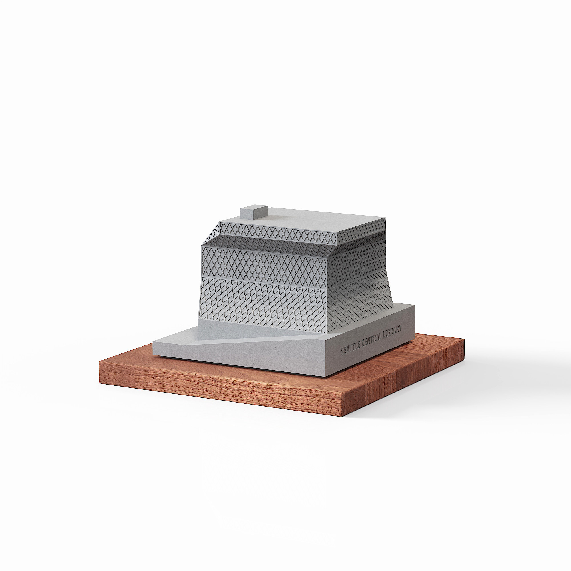 Seattle Central Library - Rem Koolhaas | Architectural Concrete Model - Image 19