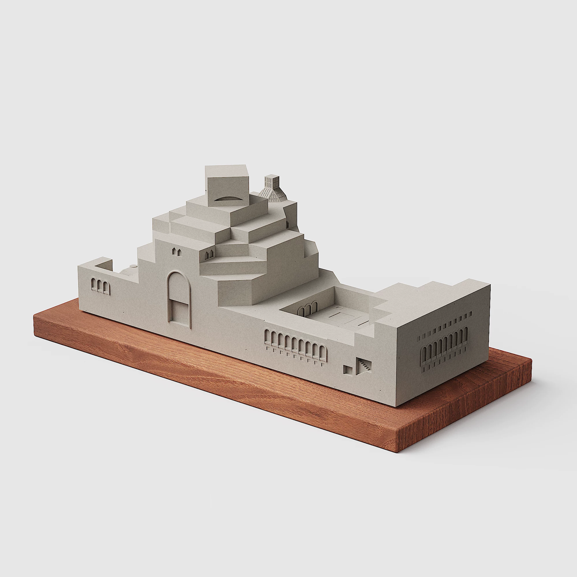 Museum of Islamic Art Doha - I.M. Pei Concrete Model