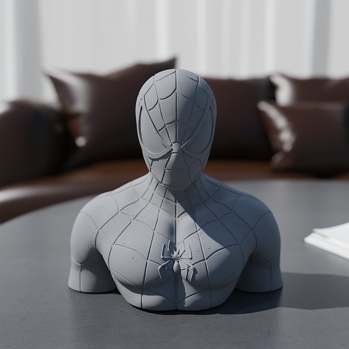 Spider-Man Concrete Sculpture by Myron Design