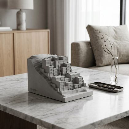 Rokko Housing - Tadao Ando Concrete Architecture Model