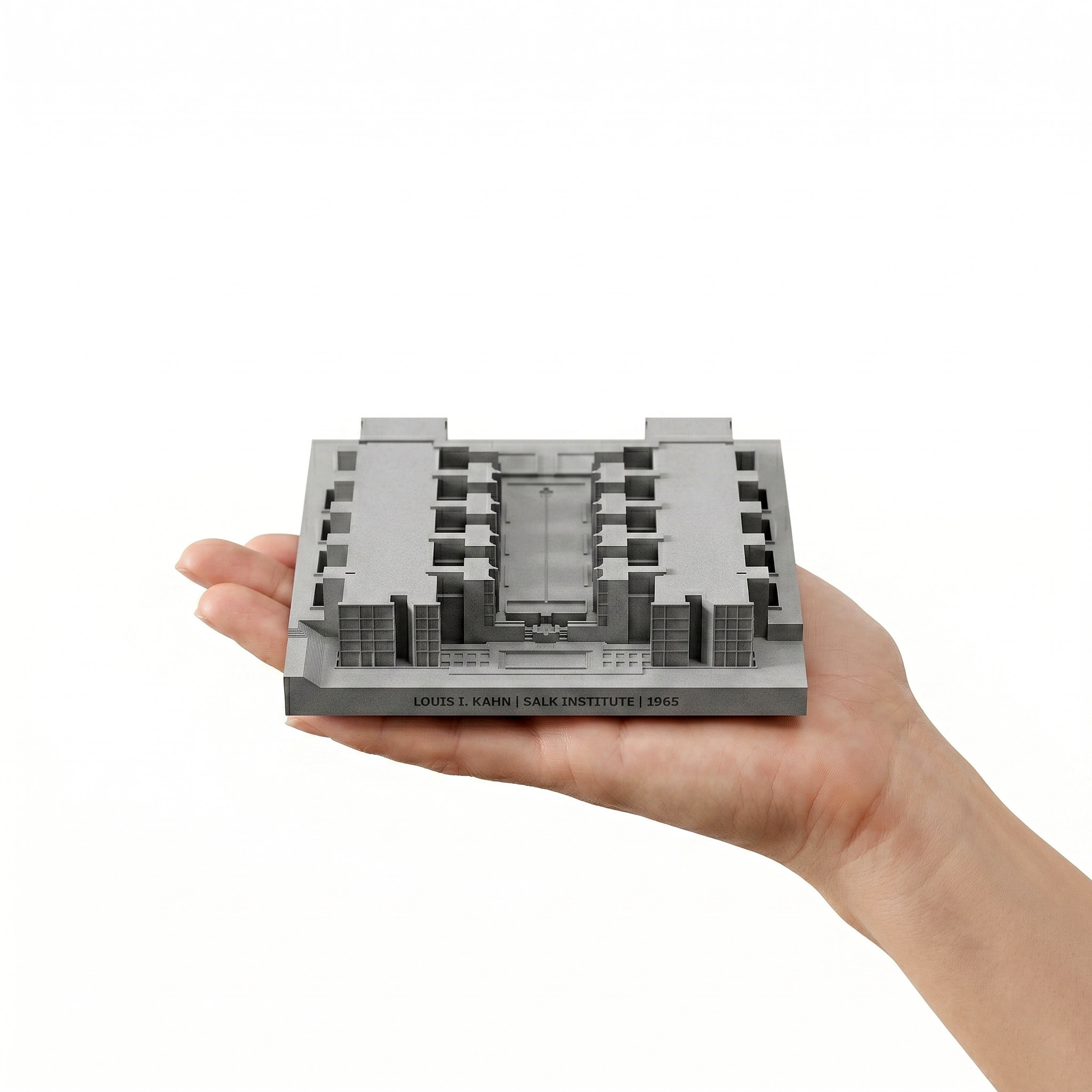 Salk Institute Concrete Architectural Model by Myron Design