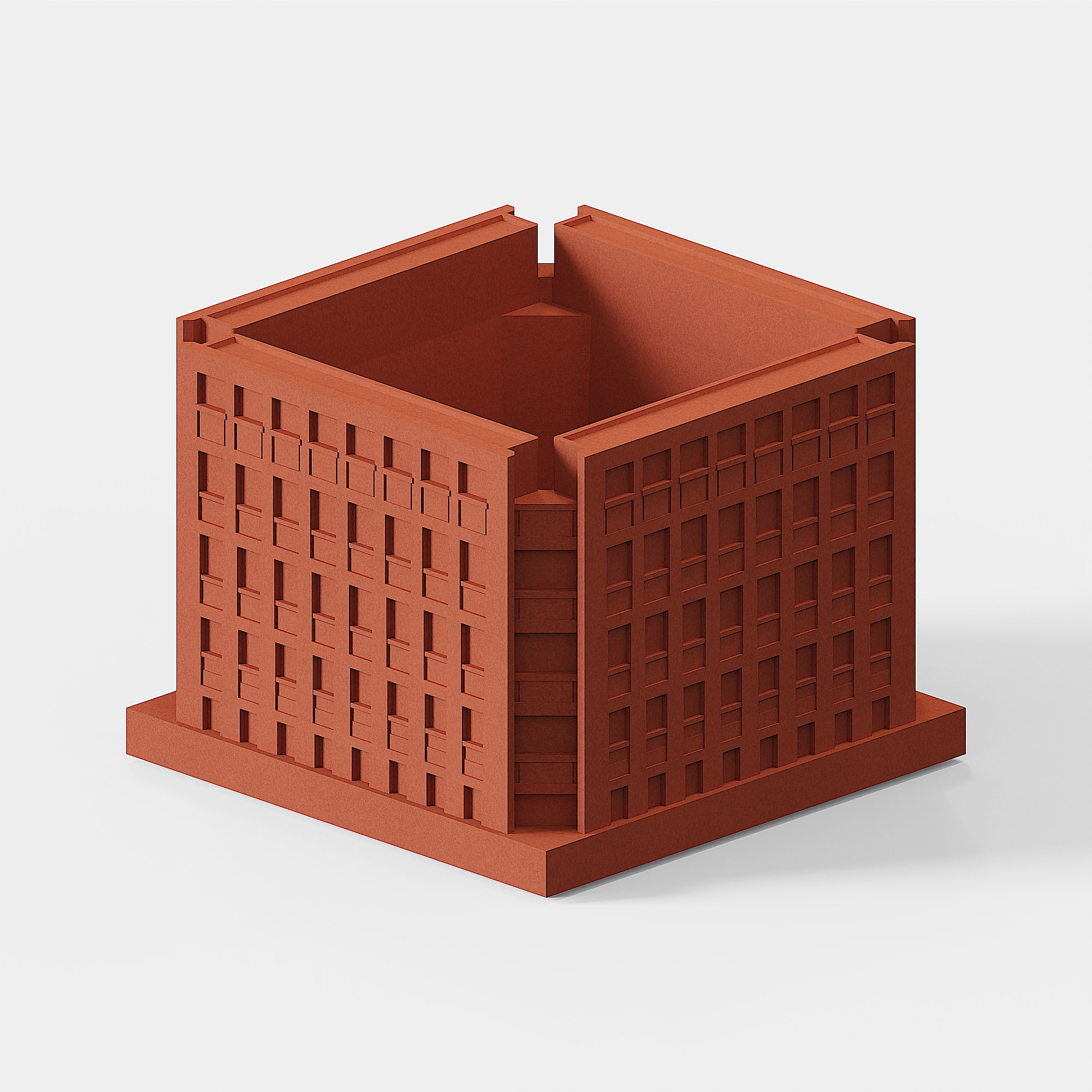 Exeter Library Concrete Pen Holder by Myron Design