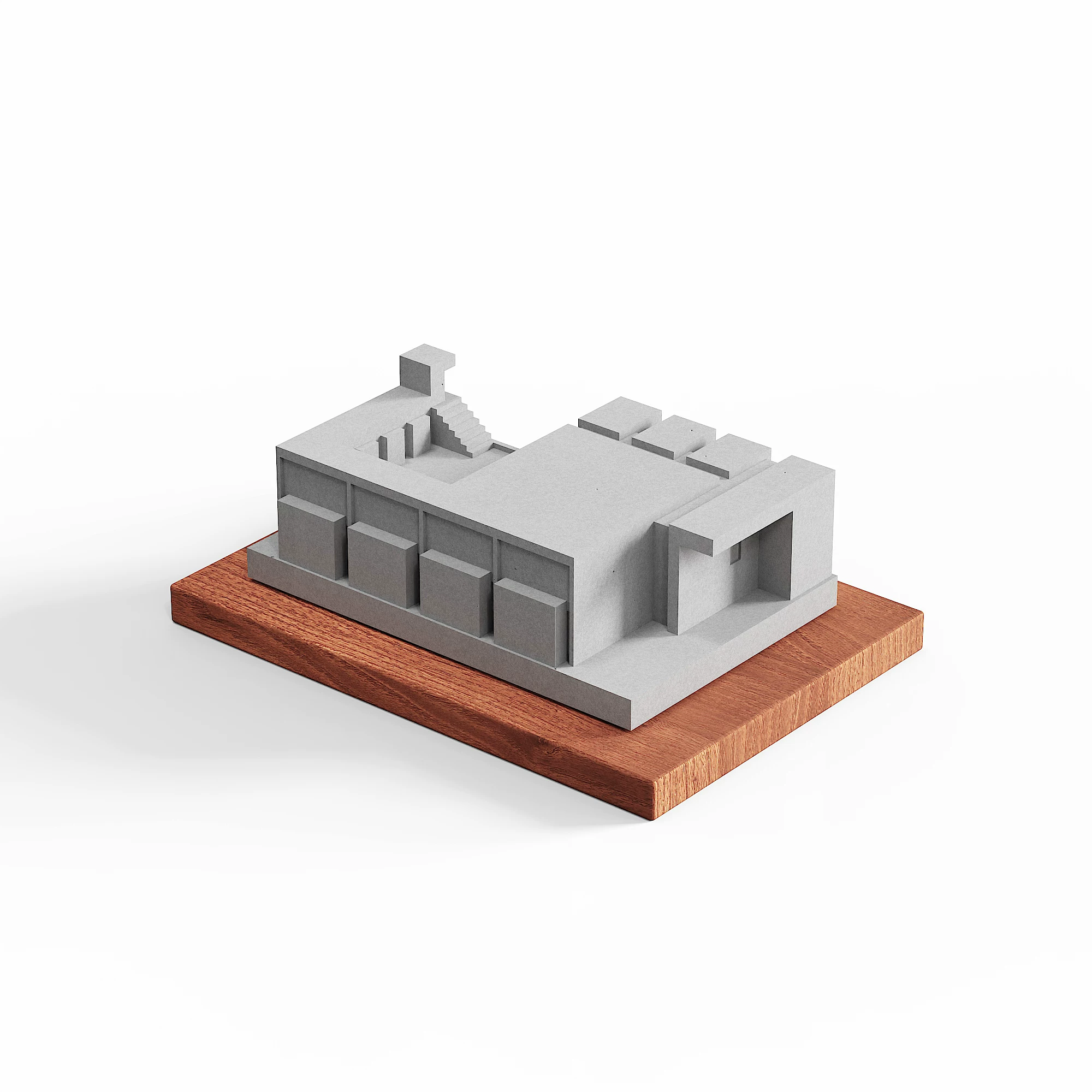 Luyeyuan Concrete Architectural Model by Myron Design