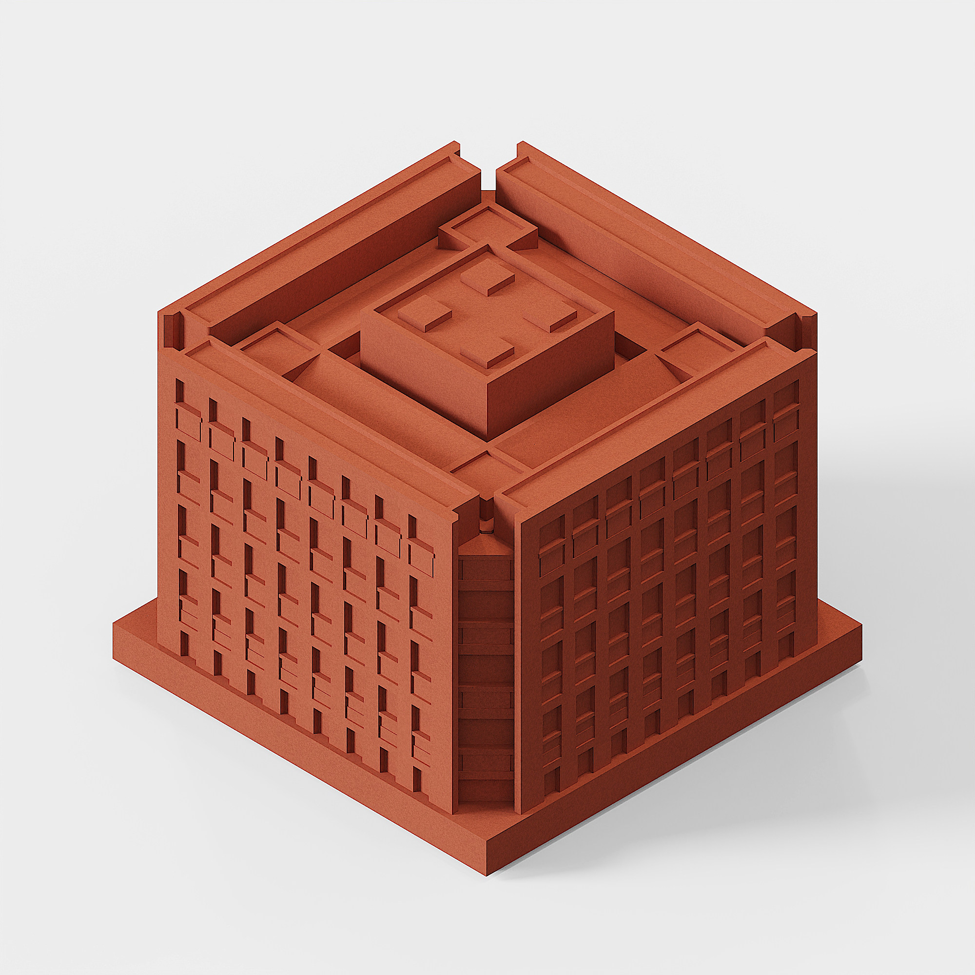 Exeter Library Concrete Pen Holder by Myron Design