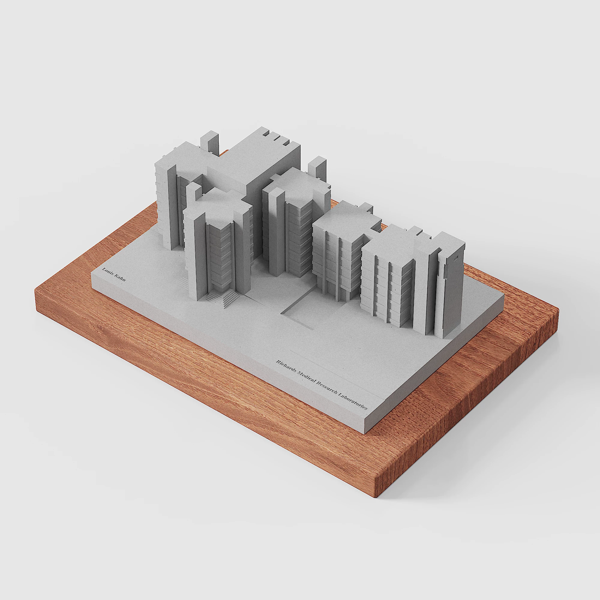 Richards Medical Research Laboratories Concrete Model by Myron Design
