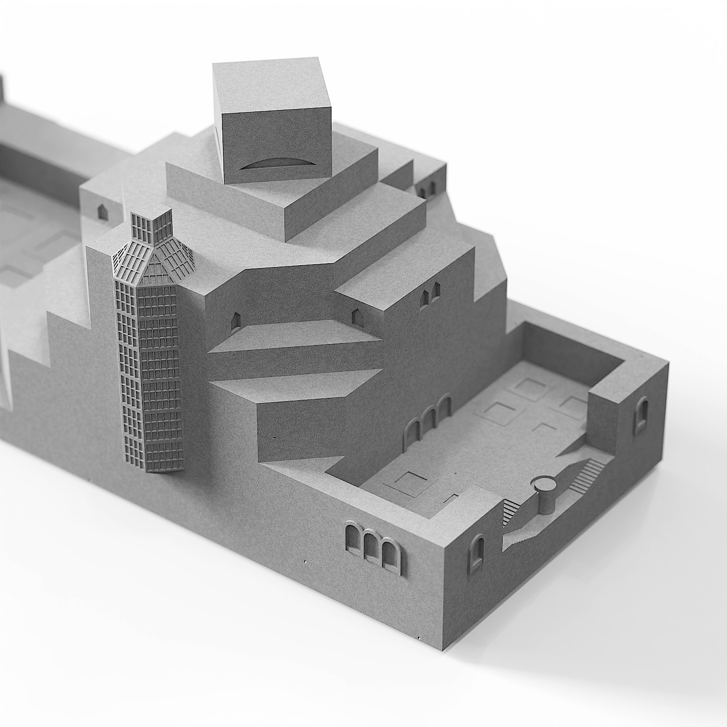 Museum of Islamic Art Doha - I.M. Pei Concrete Model - Image 2
