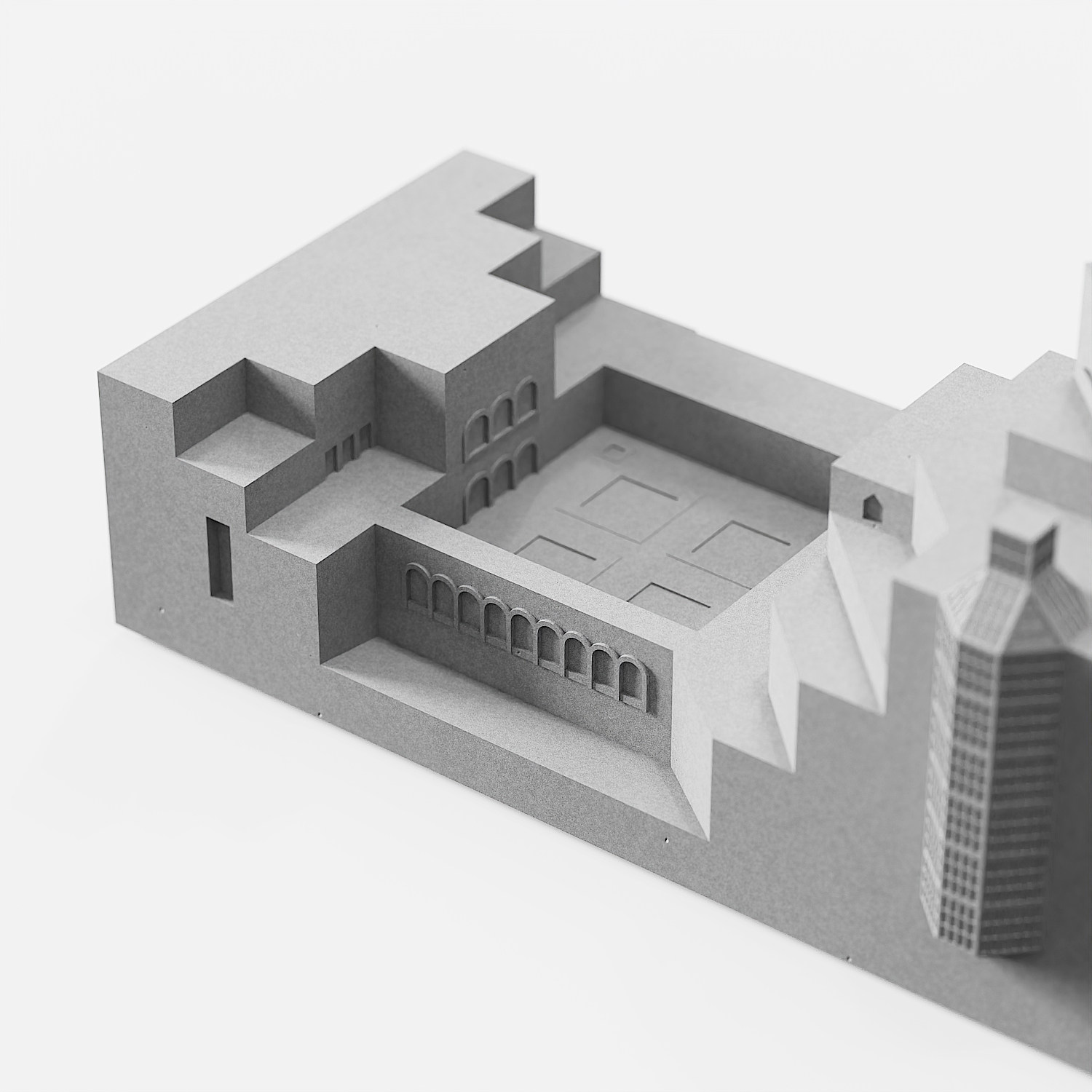 Museum of Islamic Art Doha - I.M. Pei Concrete Model - Image 3