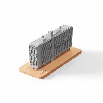 Unite d Habitation Marseille Concrete Model by Myron Design