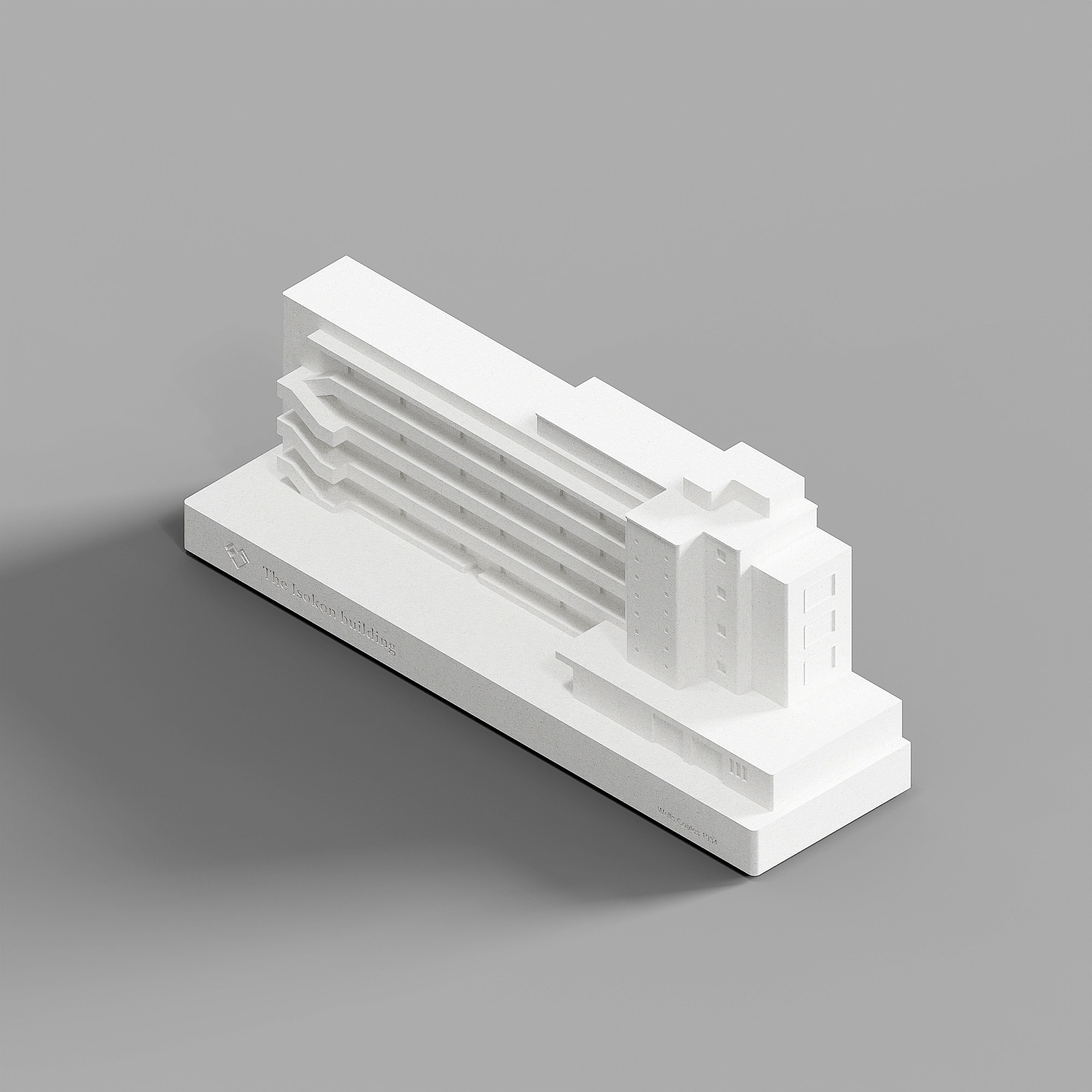 Isokon Building Concrete Model - Modernist Architecture Decor - Image 4