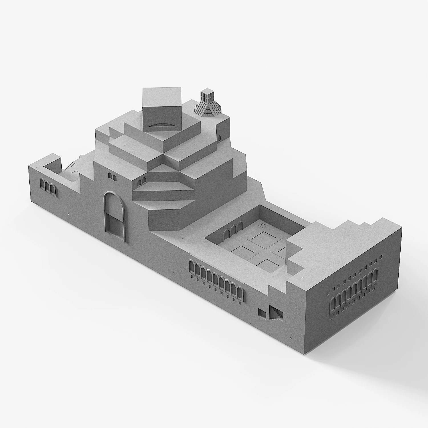 Museum of Islamic Art Doha - I.M. Pei Concrete Model - Image 4