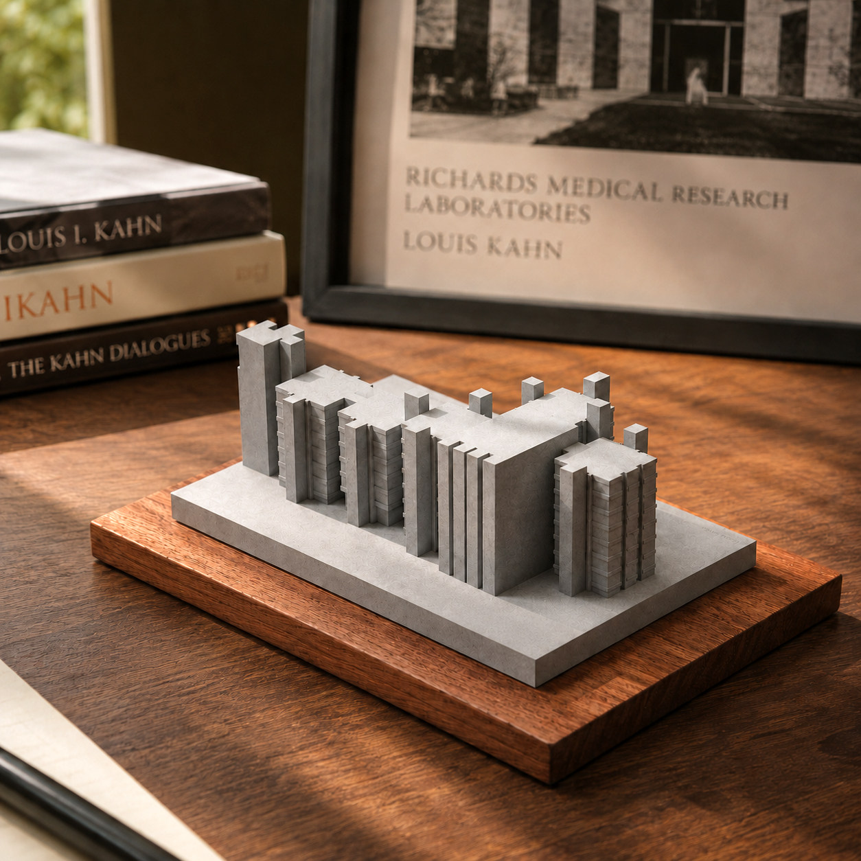 Richards Medical Research Laboratories Concrete Model by Myron Design