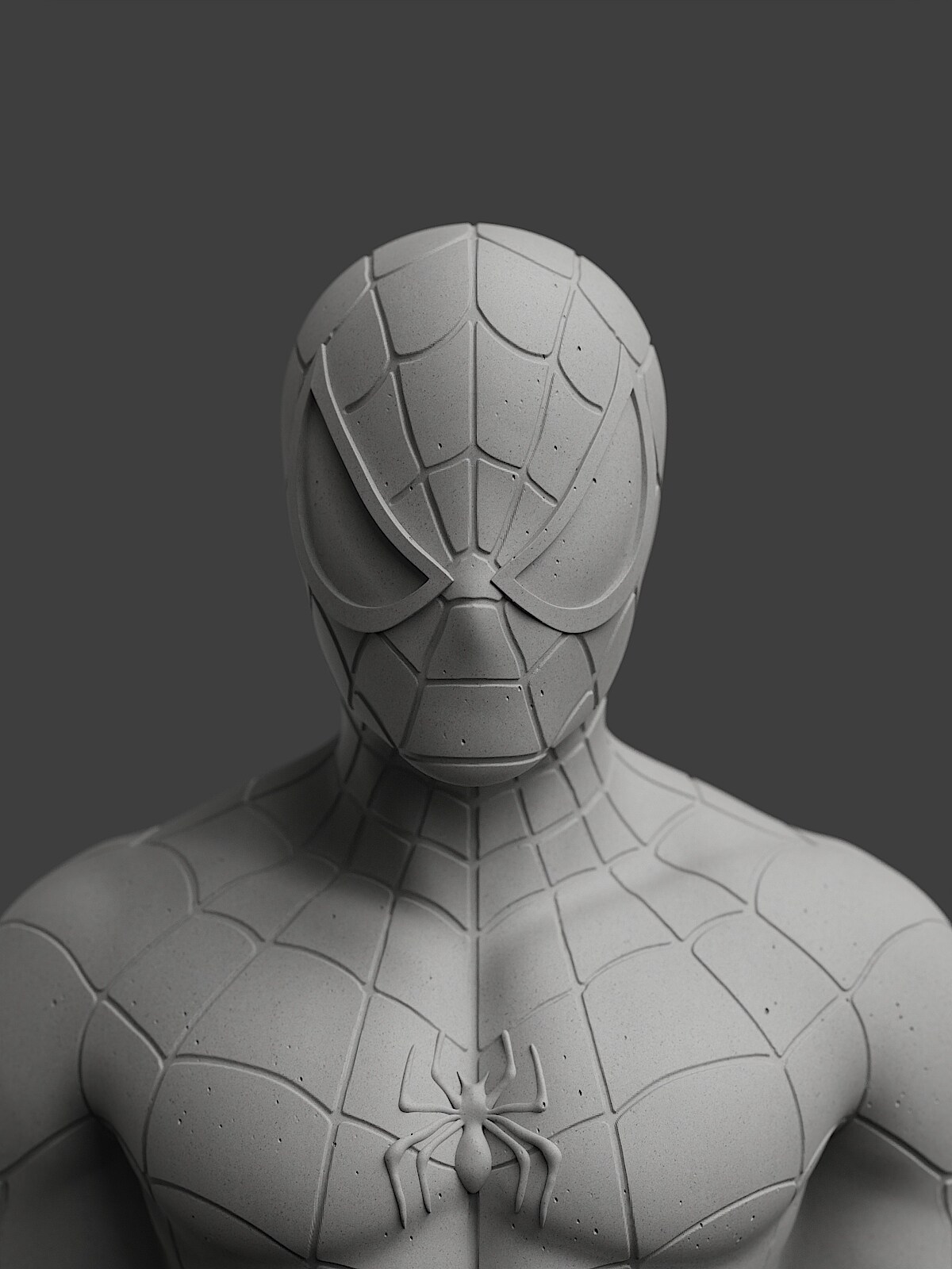 Spider-Man Concrete Sculpture by Myron Design
