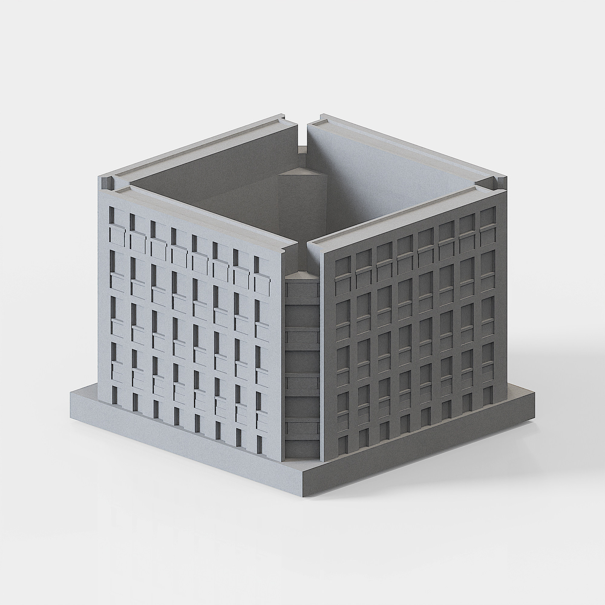 Exeter Library Concrete Pen Holder by Myron Design