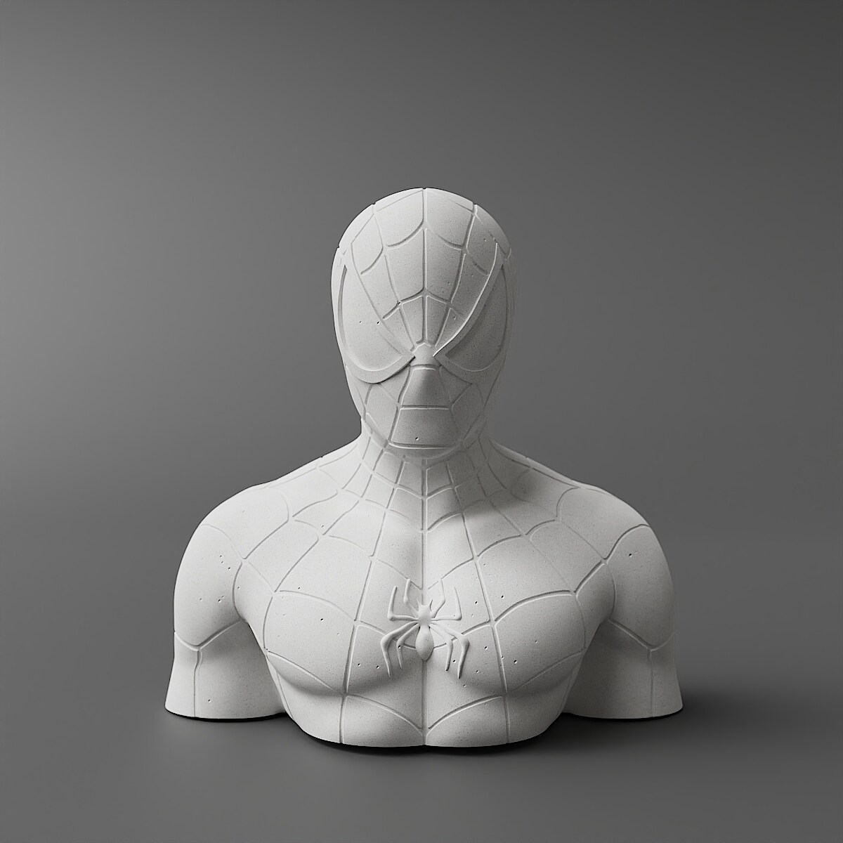 Spider-Man Concrete Sculpture by Myron Design