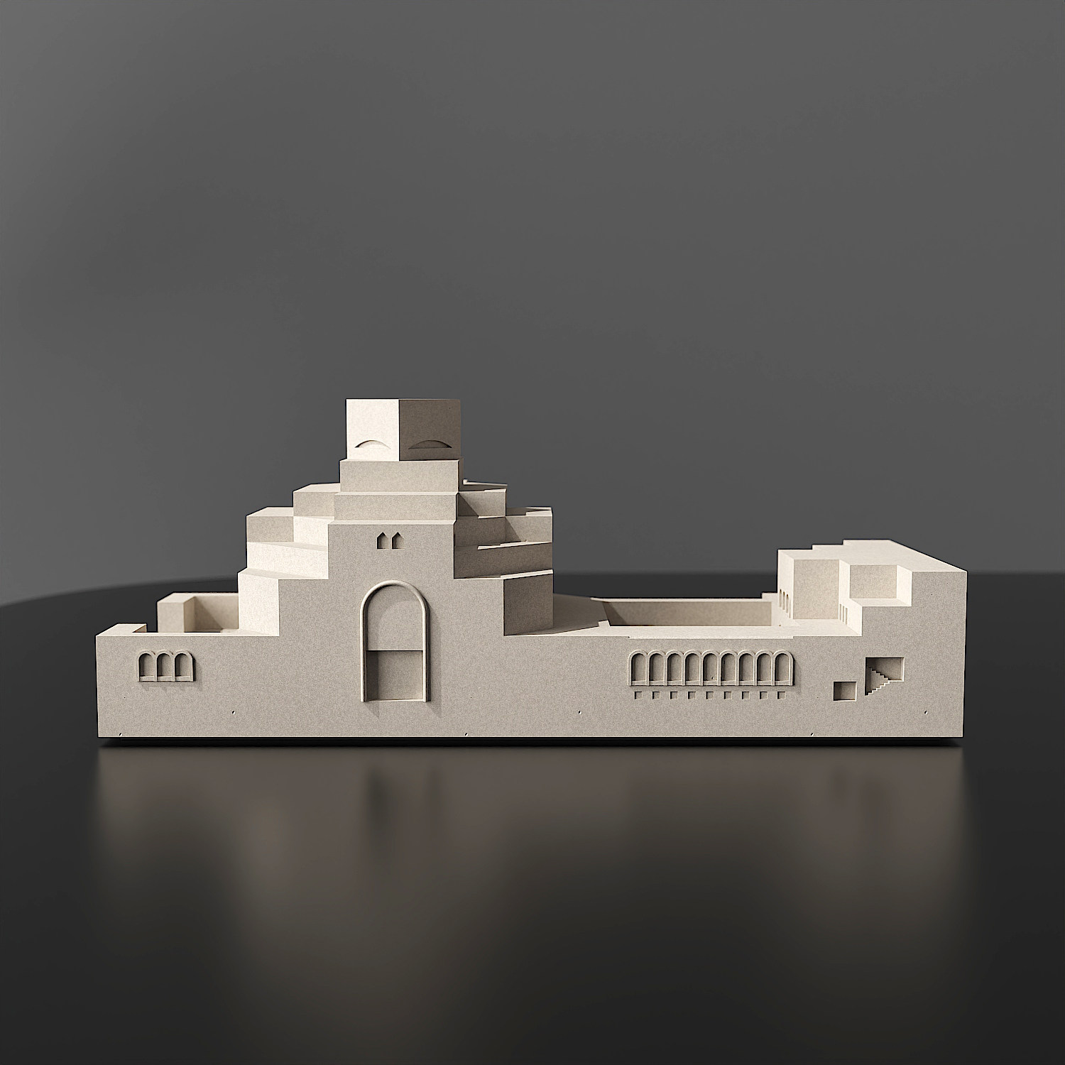 Museum of Islamic Art Doha - I.M. Pei Concrete Model - Image 5
