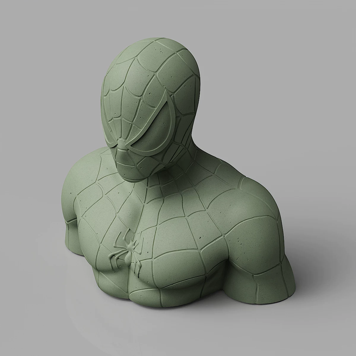 Spider-Man Concrete Sculpture by Myron Design