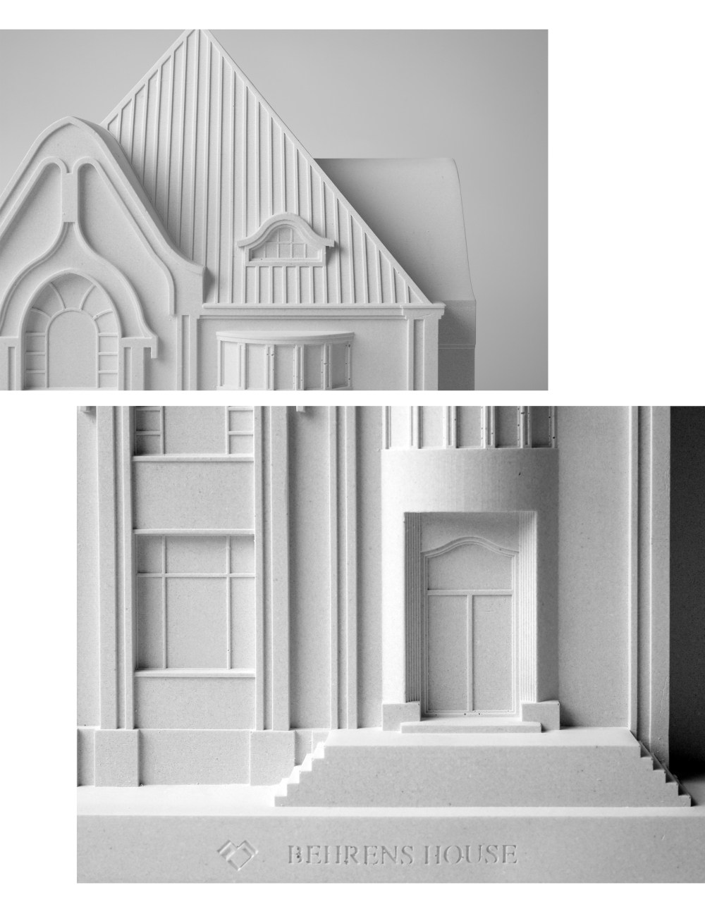 Behrens House Concrete Architectural Model by Myron Design