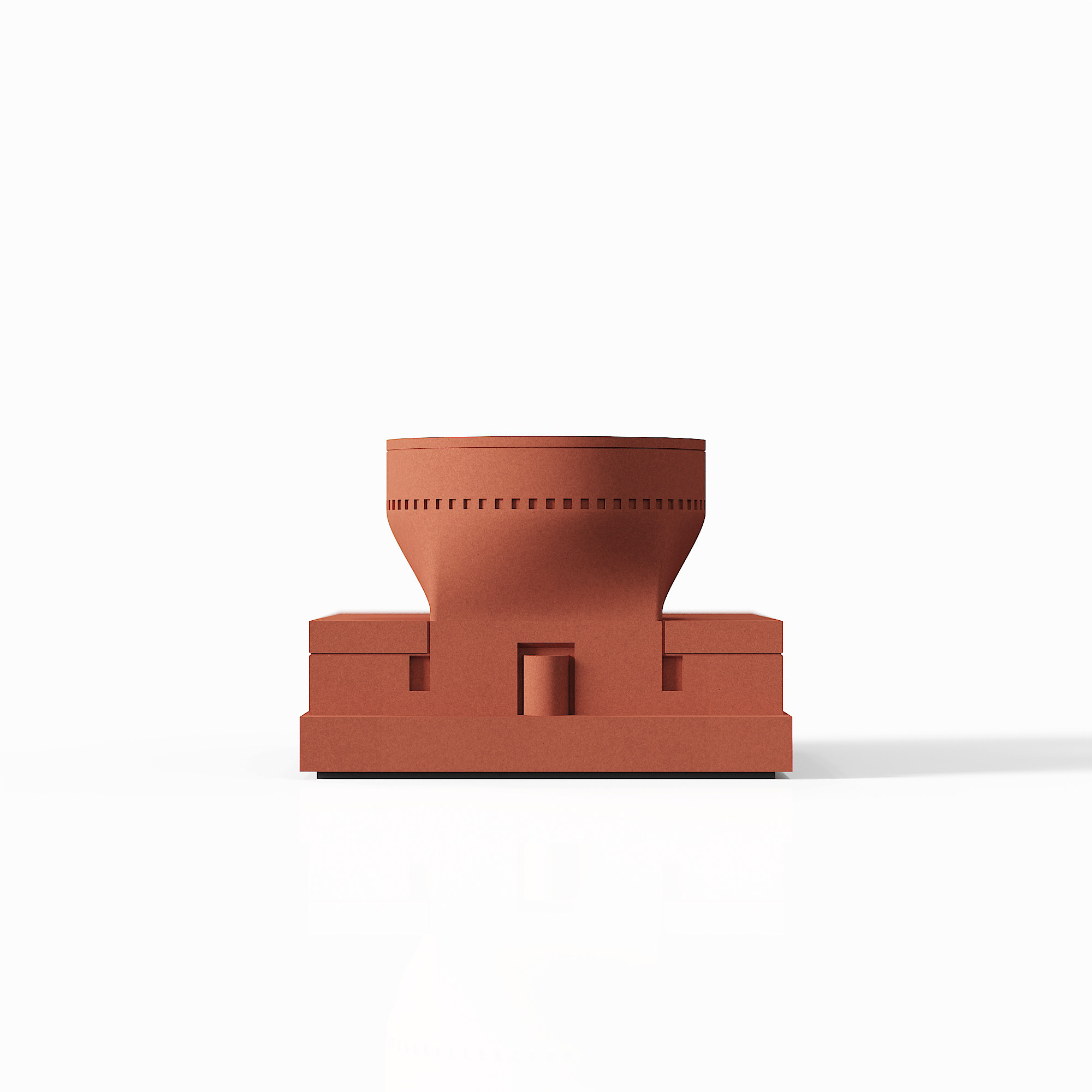 Cymbalista Synagogue Concrete Architectural Model by Myron Design