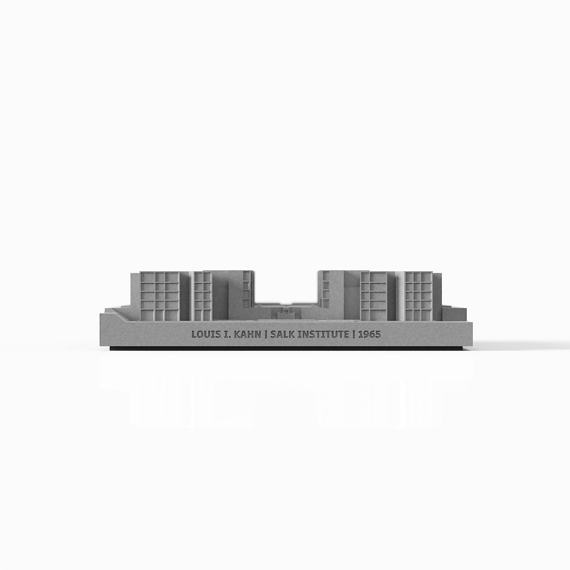 Salk Institute Concrete Architectural Model by Myron Design