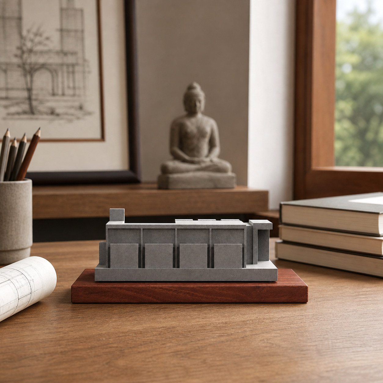 Luyeyuan Concrete Architectural Model by Myron Design