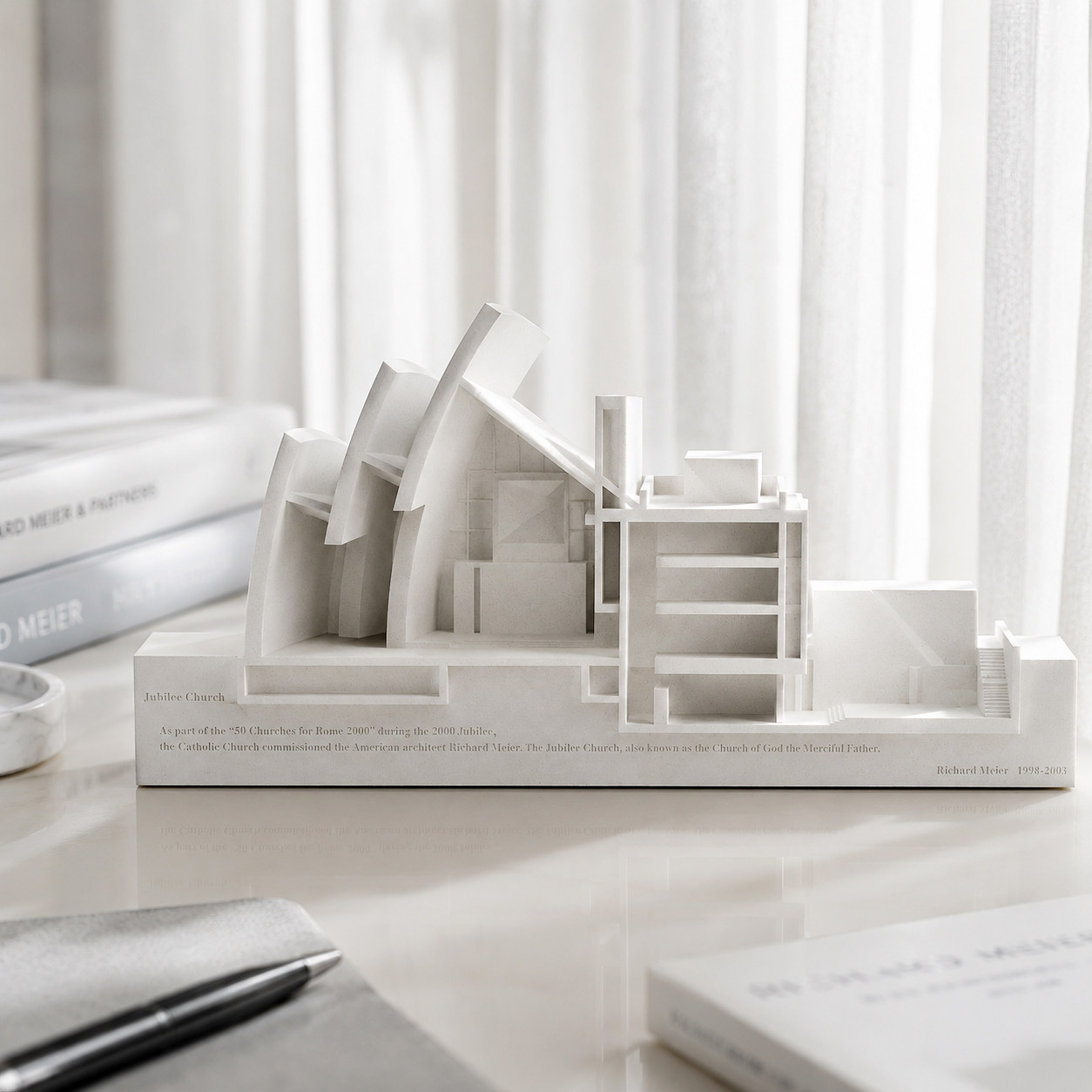 Jubilee Church Rome - Richard Meier Concrete Model - Image 6
