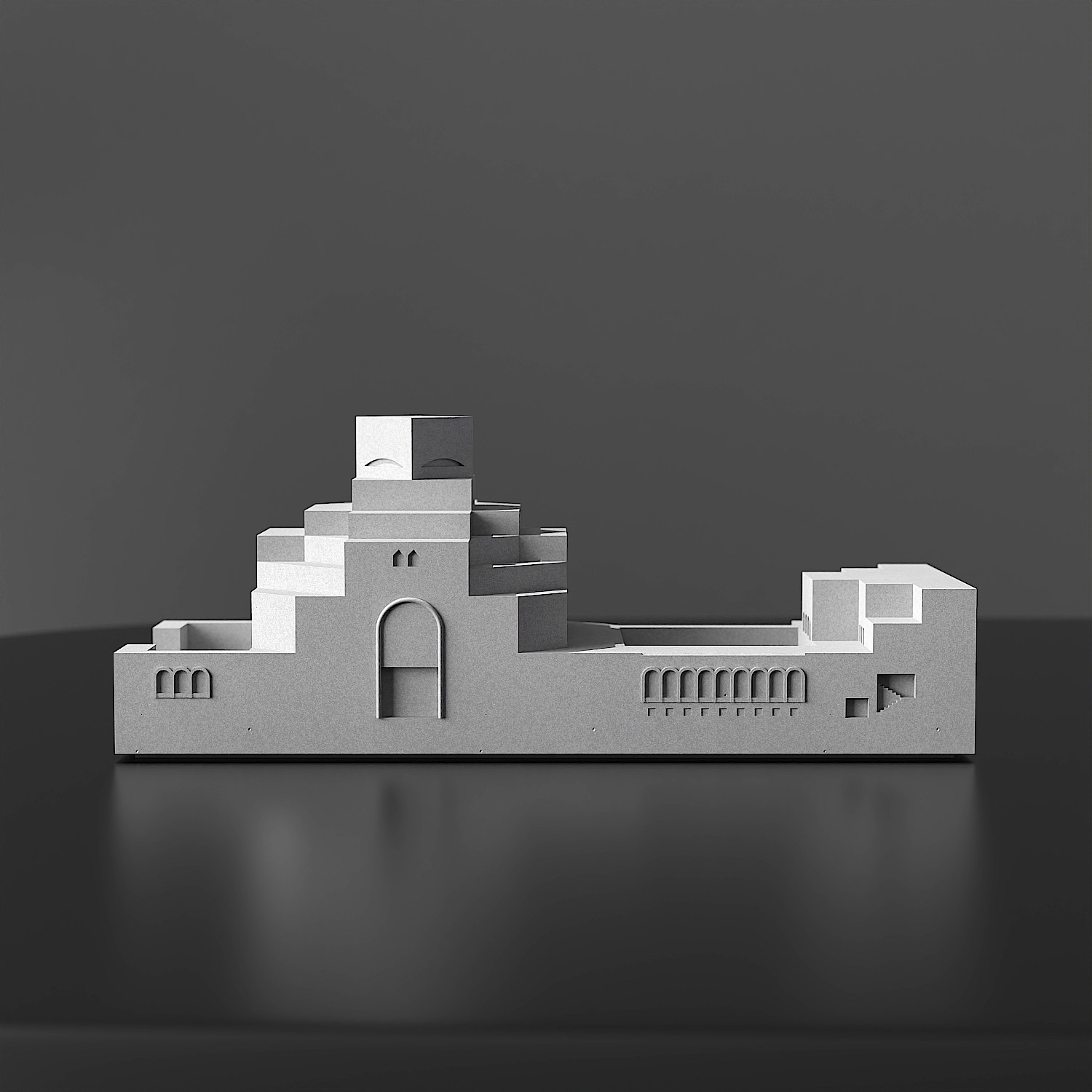 Museum of Islamic Art Doha - I.M. Pei Concrete Model - Image 6