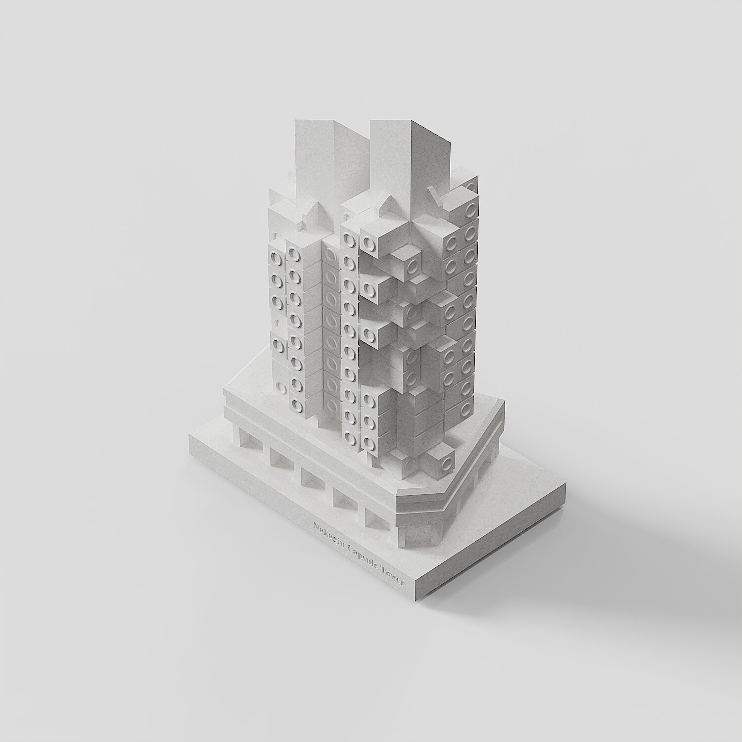 Nakagin Capsule Tower Concrete Model - Kisho Kurokawa - Image 6
