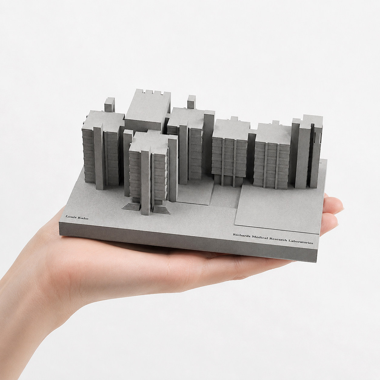 Richards Medical Research Laboratories Concrete Model by Myron Design