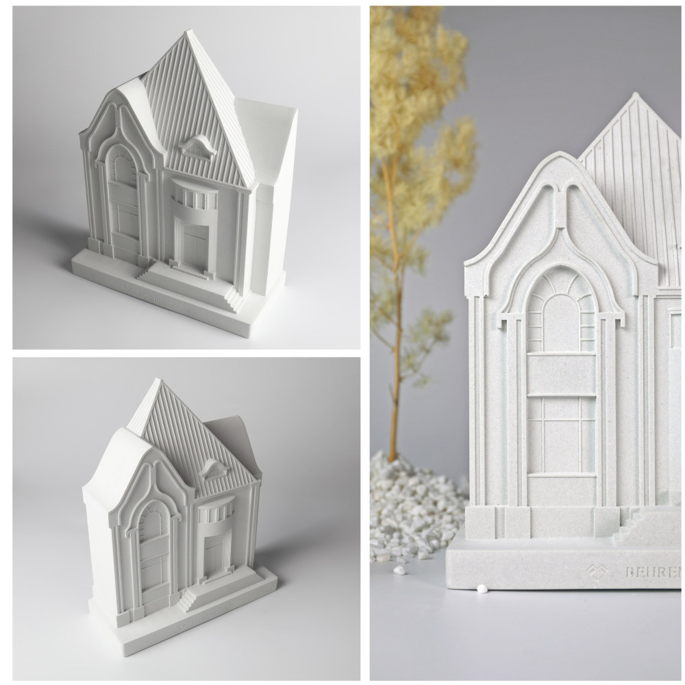 Behrens House Concrete Architectural Model by Myron Design