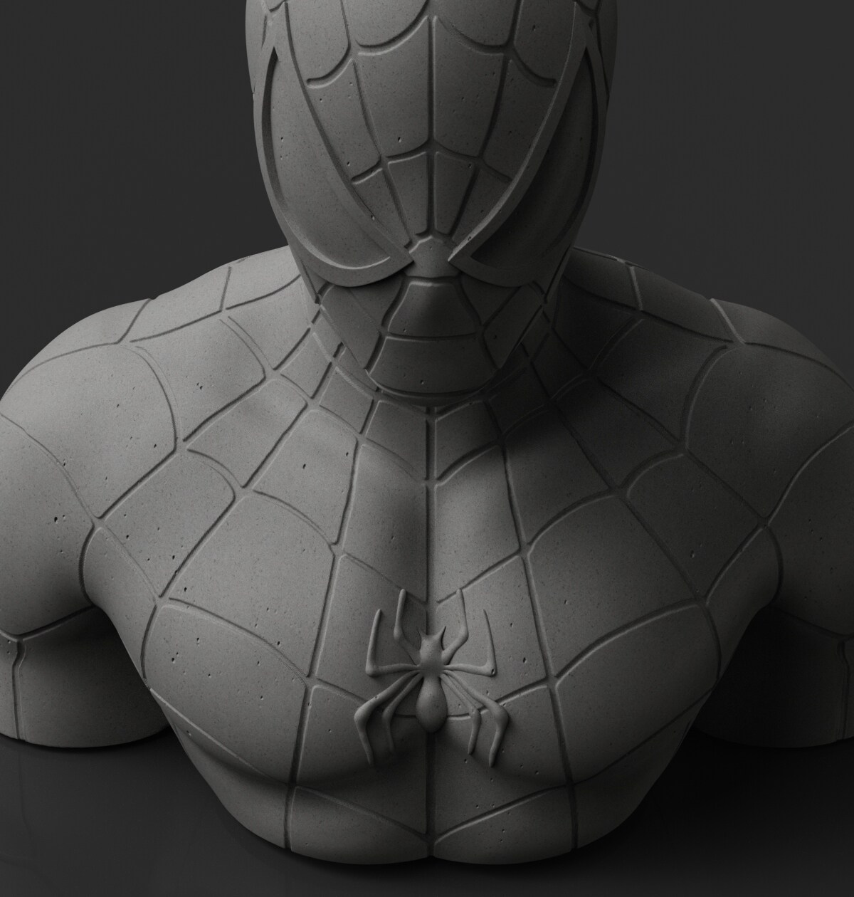 Spider-Man Concrete Sculpture by Myron Design