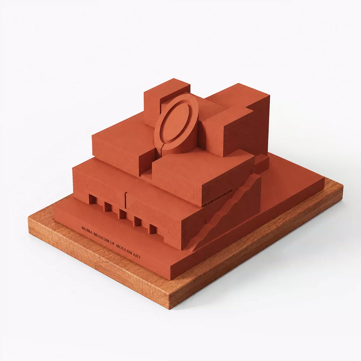 San Francisco Museum of Modern Art Concrete Model by Myron Design