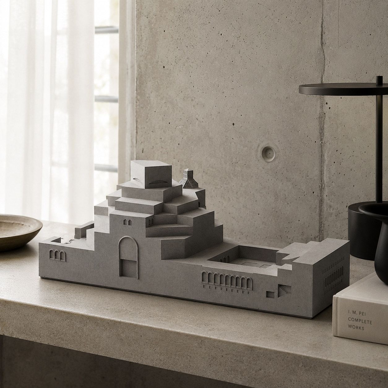 Museum of Islamic Art Doha - I.M. Pei Concrete Model - Image 8
