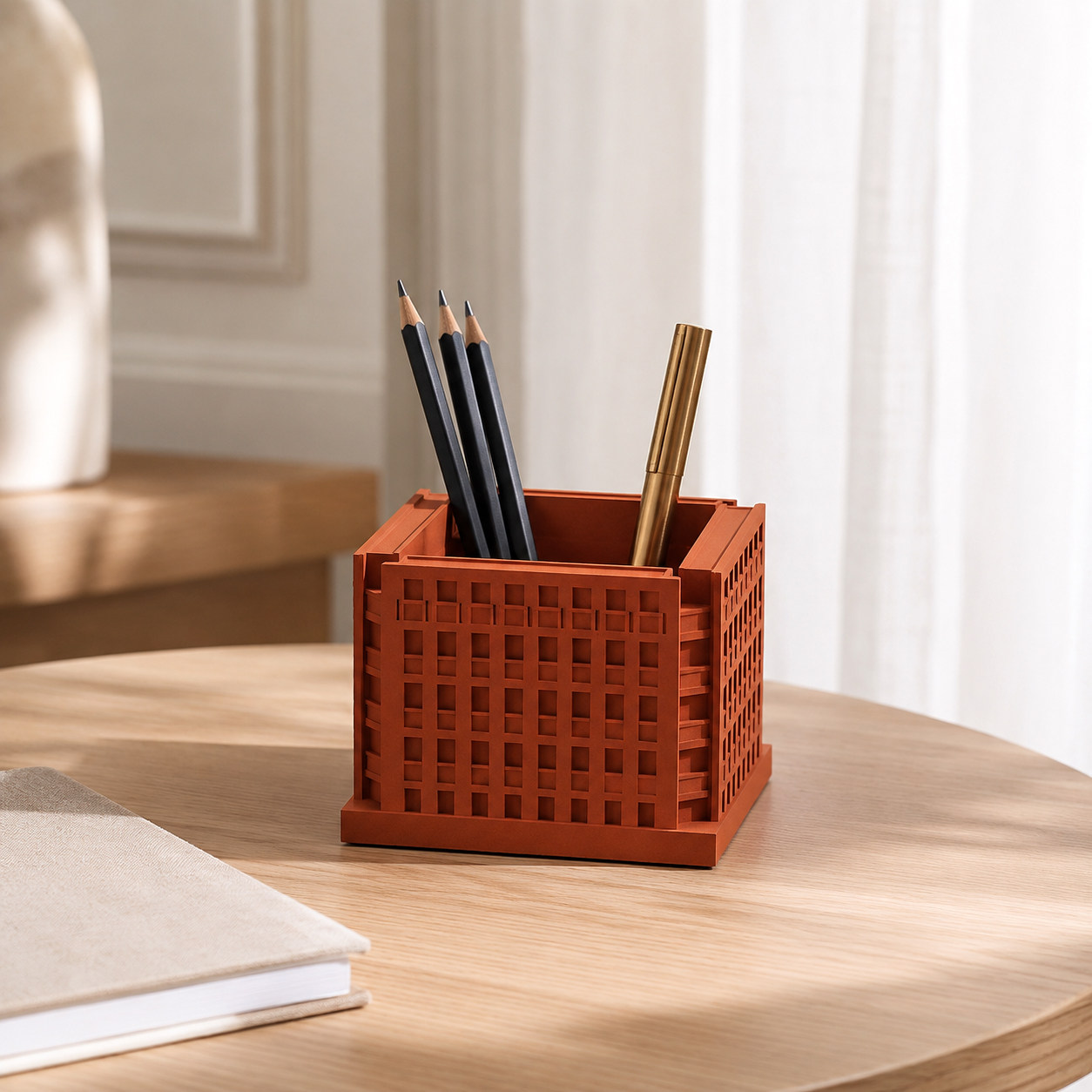 Exeter Library Concrete Pen Holder by Myron Design