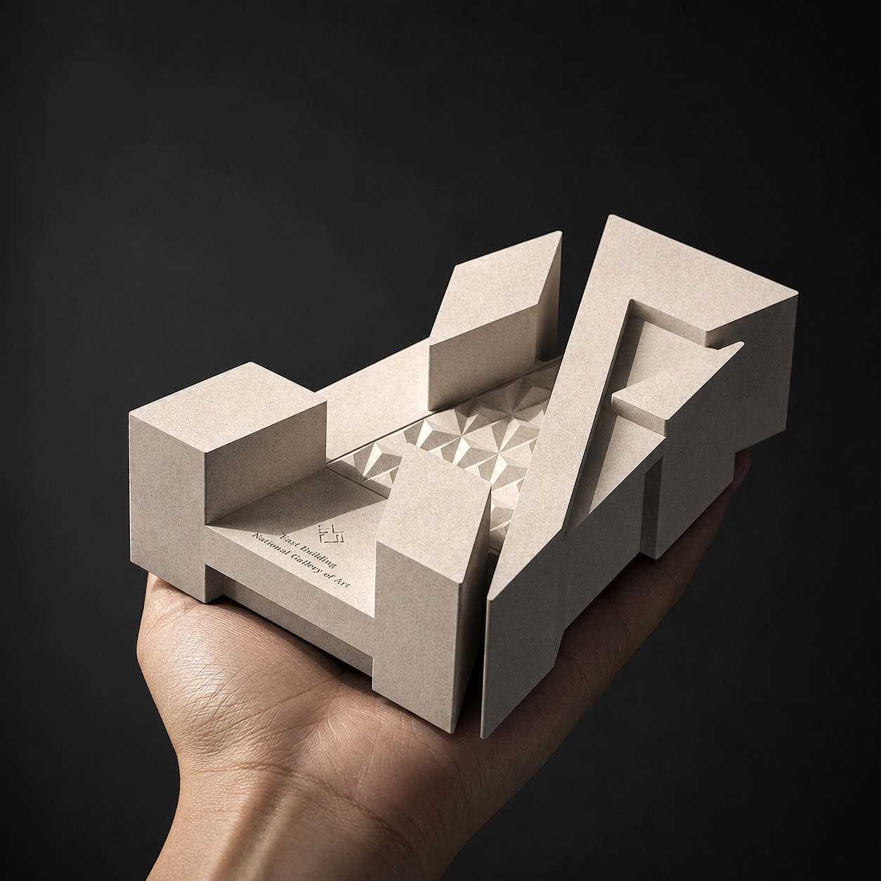 National Gallery of Art East Building Concrete Model by Myron Design