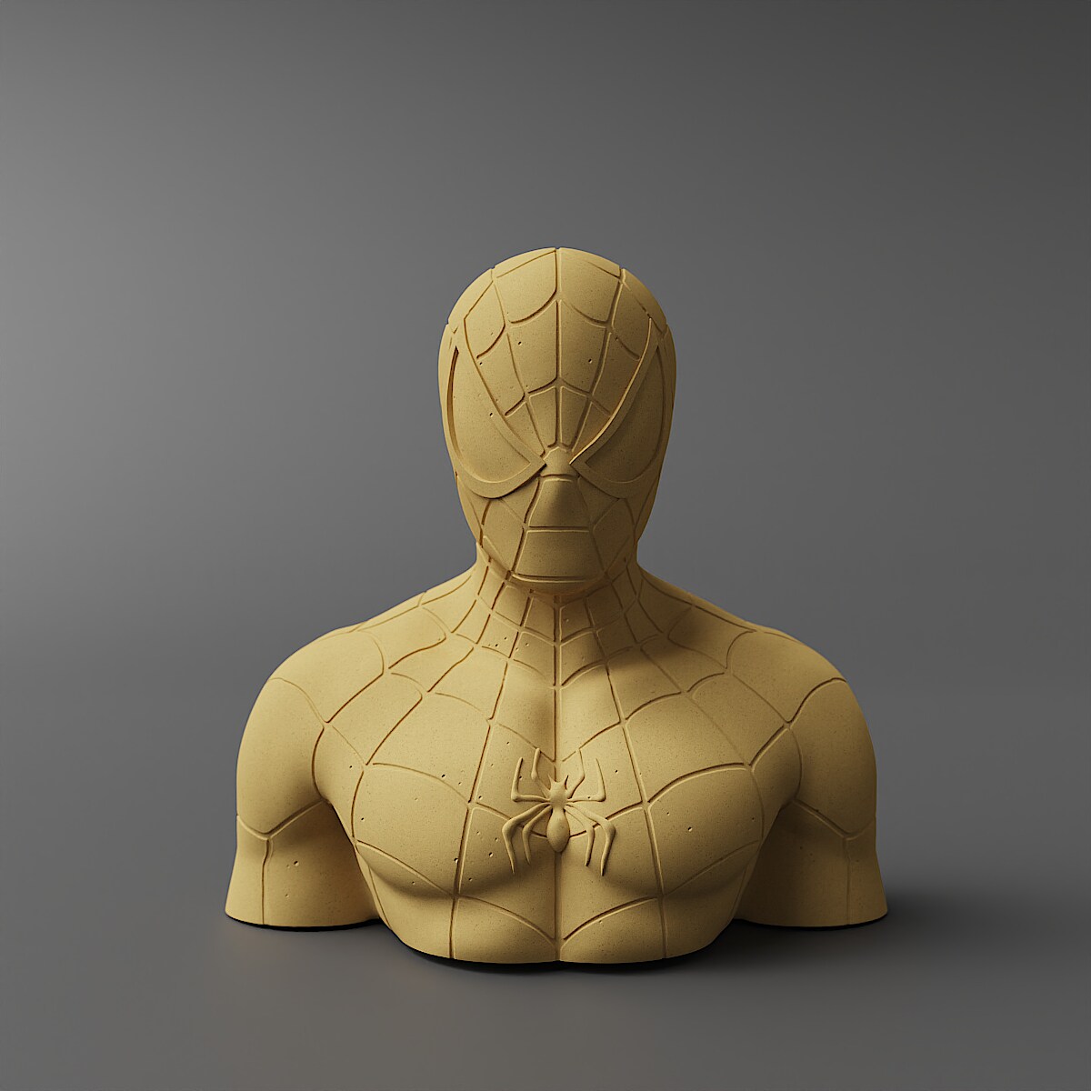 Spider-Man Concrete Sculpture by Myron Design