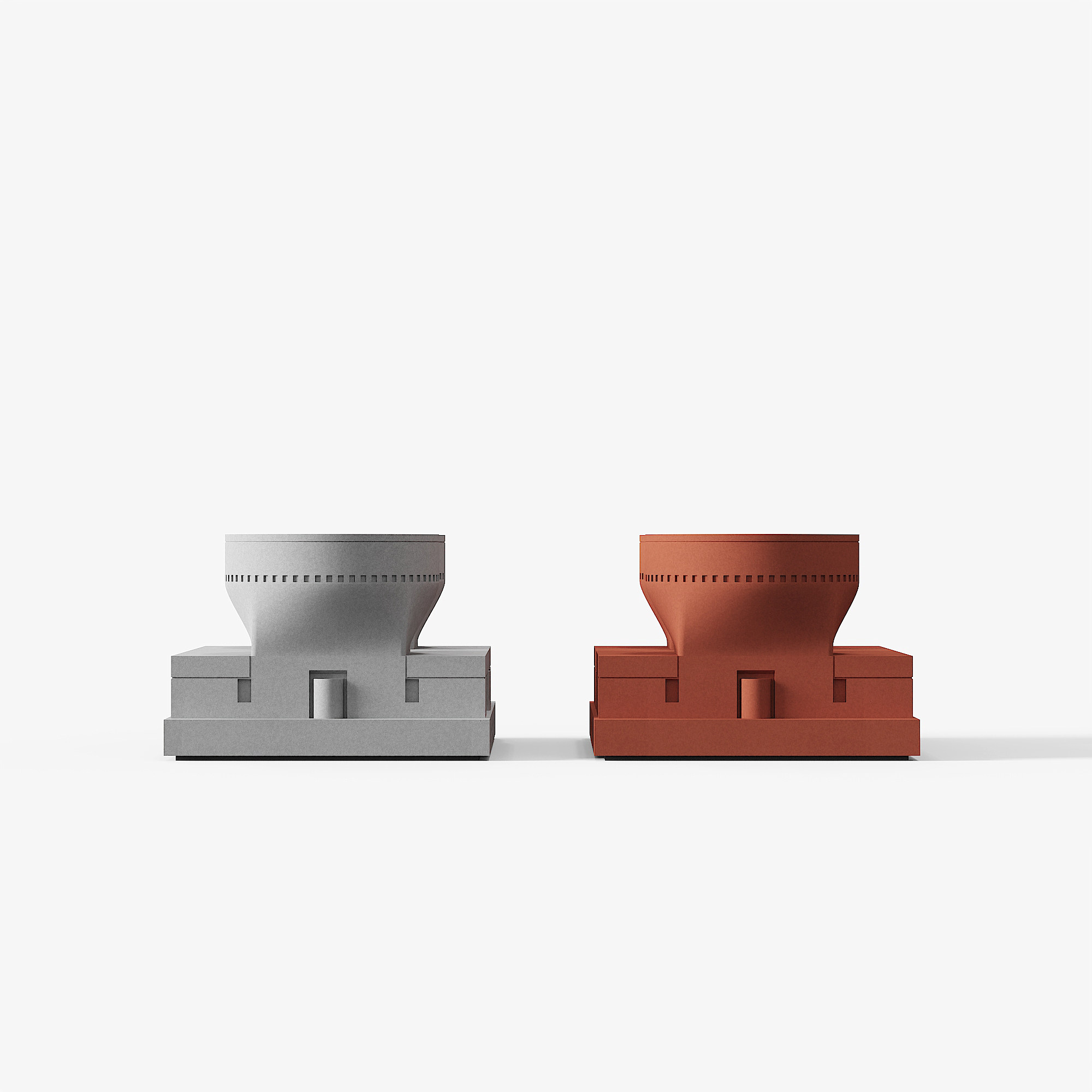 Cymbalista Synagogue Concrete Architectural Model by Myron Design