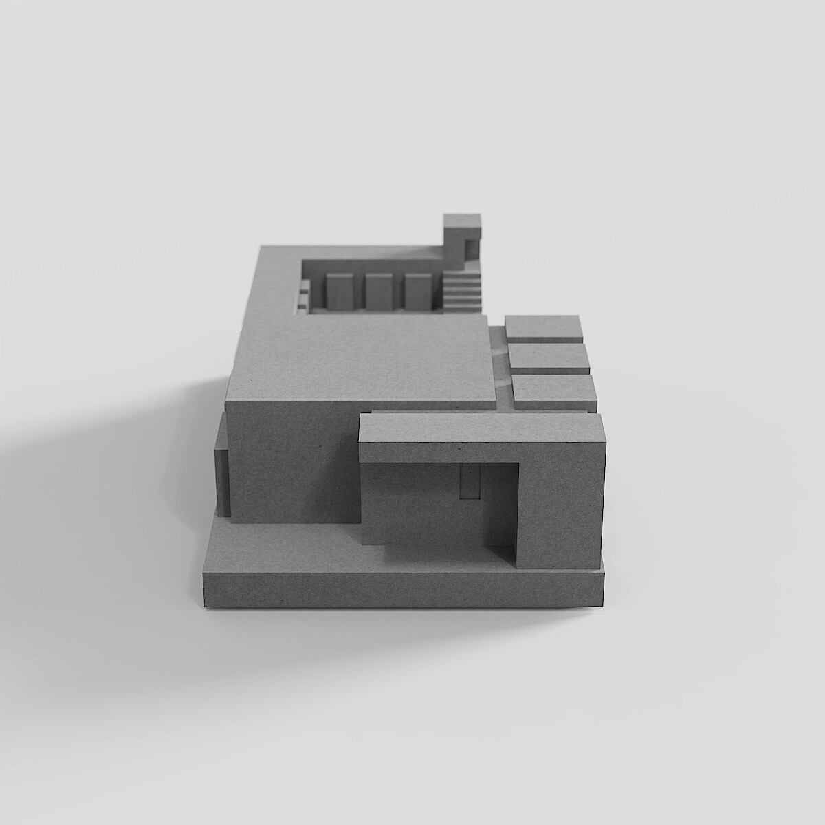 Luyeyuan Concrete Architectural Model by Myron Design